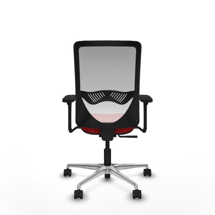PIQUERAS Y CRESPO Silla de oficina Zulema con mecanismo Sincro, Rojo y Blanco PIQUERAS Y CRESPO Silla de oficina Zulema con mecanismo Sincro, Rojo y Blanco