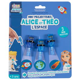 Jeux 2 momes Juego de 3 Mini Proyector Dedo Petits Explora Colección