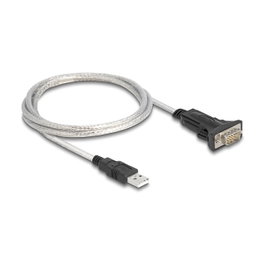 DeLOCK 64268 Adaptador USB 2.0 Tipo A a Serial RS-422/485 con Bloque de Terminales de 6 Pines, 1 m