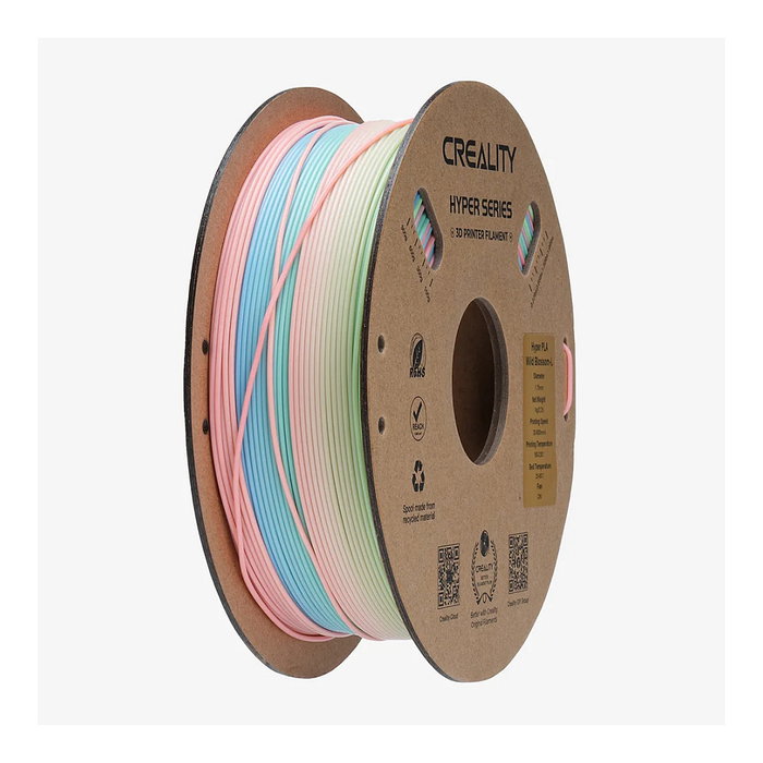 Creality Filamento PLA Hyper Rainbow Wild Blossom Long Gradient 1,75 mm 1 kg Creality Filamento PLA Hyper Rainbow Wild Blossom Long Gradient 1,75 mm 1 kg