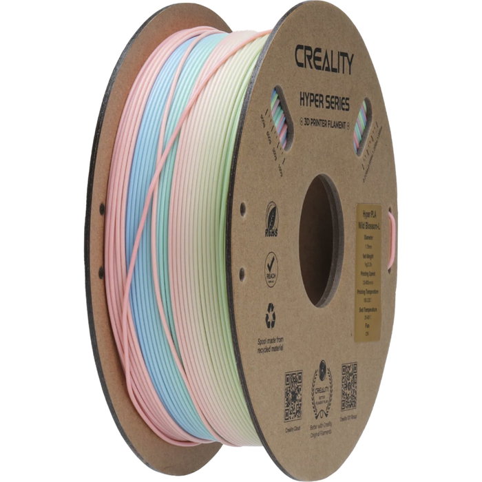 Creality Filamento PLA Hyper Rainbow Wild Blossom Long Gradient 1,75 mm 1 kg Creality Filamento PLA Hyper Rainbow Wild Blossom Long Gradient 1,75 mm 1 kg