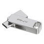 PNY Duo Link 128 GB con conectores USB Type-A y USB Type-C