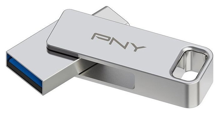 PNY Duo Link 128 GB con conectores USB Type-A y USB Type-C PNY Duo Link 128 GB con conectores USB Type-A y USB Type-C
