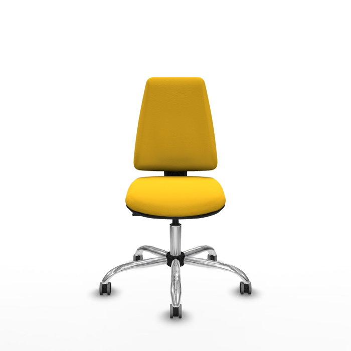 PIQUERAS Y CRESPO Silla de oficina Elche Amarillo con mecanismo de contacto permanente PIQUERAS Y CRESPO Silla de oficina Elche Amarillo con mecanismo de contacto permanente