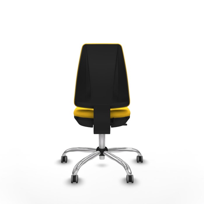 PIQUERAS Y CRESPO Silla de oficina Elche Amarillo con mecanismo de contacto permanente PIQUERAS Y CRESPO Silla de oficina Elche Amarillo con mecanismo de contacto permanente