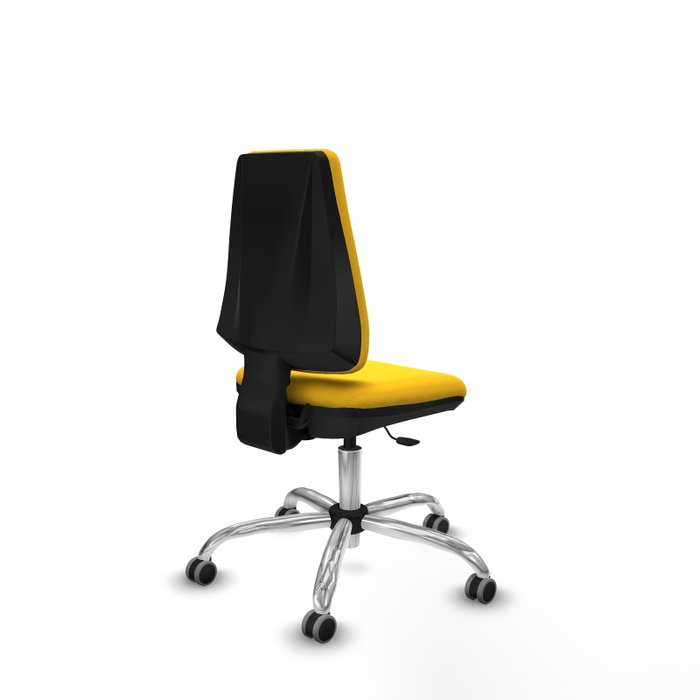 PIQUERAS Y CRESPO Silla de oficina Elche Amarillo con mecanismo de contacto permanente PIQUERAS Y CRESPO Silla de oficina Elche Amarillo con mecanismo de contacto permanente