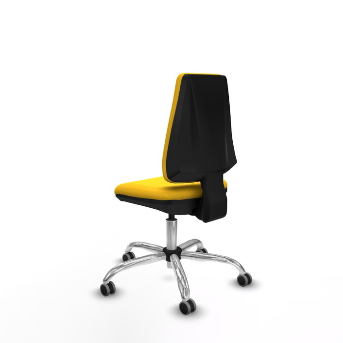 PIQUERAS Y CRESPO Silla de oficina Elche Amarillo con mecanismo de contacto permanente PIQUERAS Y CRESPO Silla de oficina Elche Amarillo con mecanismo de contacto permanente