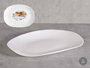 Vivalto Bandeja de Vidrio Opal Rectangular 31 cm, Blanca - Dimensiones: 22x30.5x2.5 cm (Set de 24)