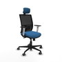 PIQUERAS Y CRESPO Silla de oficina Yunquera Azul claro con mecanismo Sincro/Traslack