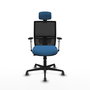 PIQUERAS Y CRESPO Silla de oficina Yunquera Azul claro con mecanismo Sincro/Traslack