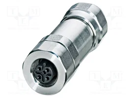 PHOENIX CONTACT Conector M12 Recto de 5 Pines, IP67, Dorado