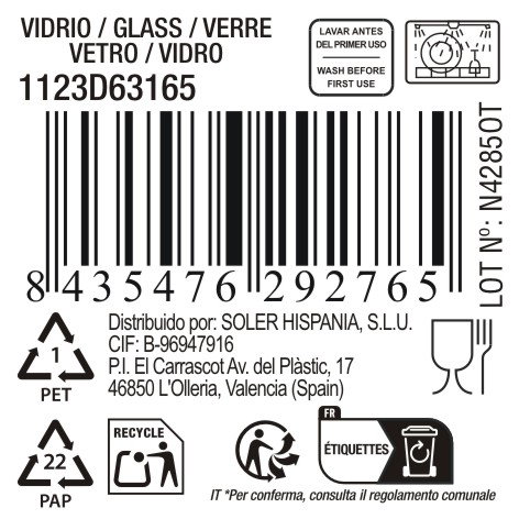 La Mediterranea Copa de Coñac Bois 340 ml (48 Unidades) inevitable