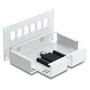 DeLOCK 91066 Patchfeld de fibra óptica de 6 puertos para SC Simplex o LC Duplex, Gris Metal