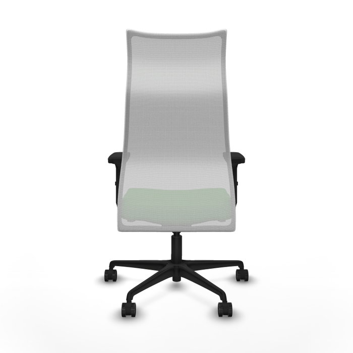 PIQUERAS Y CRESPO Sillón Albacete Mecanismo Sincro Verde y Blanco