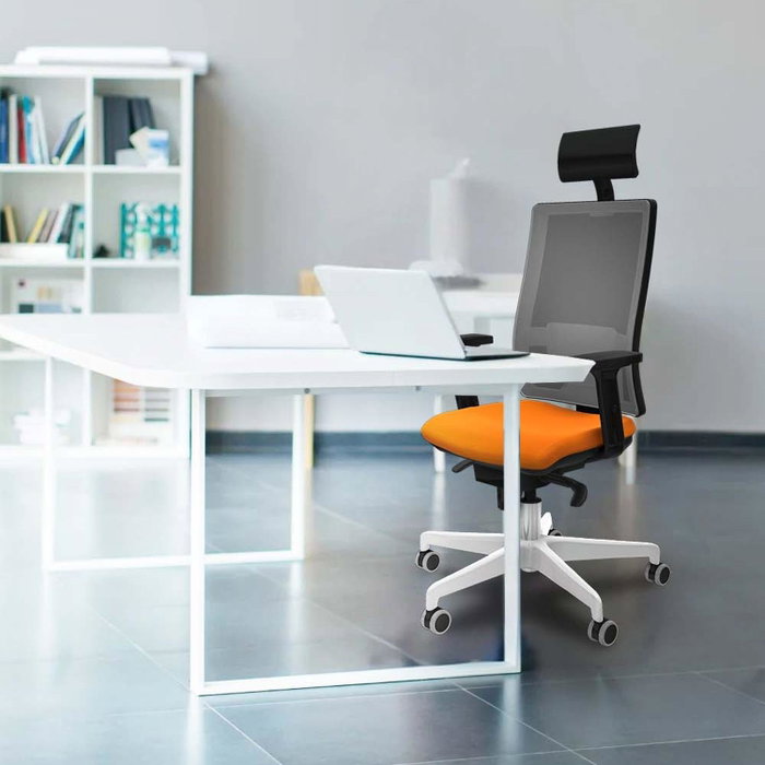 PIQUERAS Y CRESPO Silla de oficina Horna con Mecanismo Sincro Rojo y Negro PIQUERAS Y CRESPO Silla de oficina Horna con Mecanismo Sincro Rojo y Negro