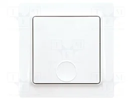Eltako F1T55E-wg Funk-1-Kanal-Taster Blanco Brillante E-Design55