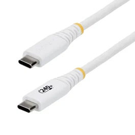 StarTech Cable USB-C de 2 m, 240 W, Blanco