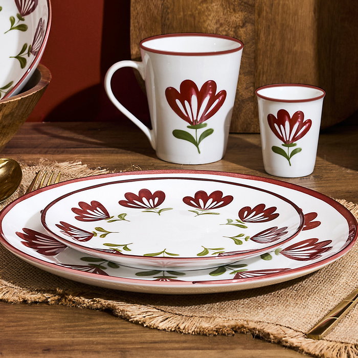 Home Deco Factory Plato de Postre Heritage 19 cm Home Deco Factory Plato de Postre Heritage 19 cm