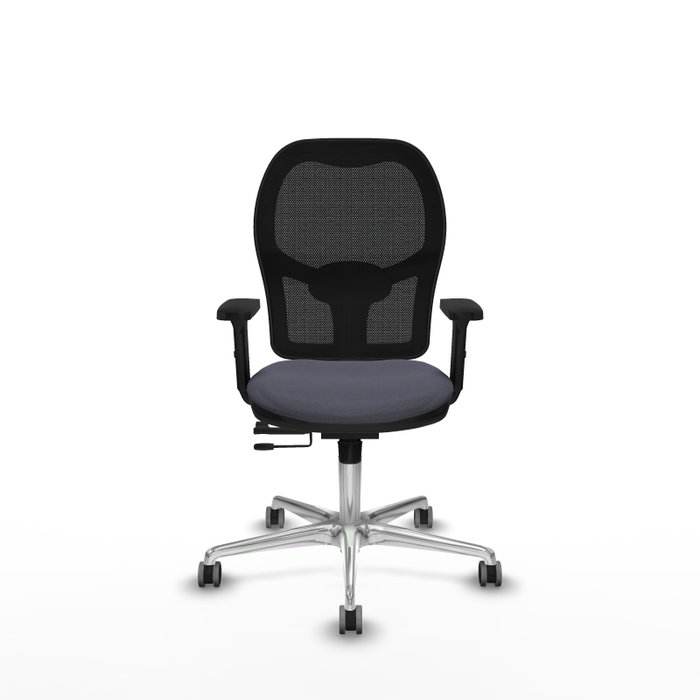 PIQUERAS Y CRESPO Silla de oficina Jorquera con mecanismo Sincro/Traslack Gris y Negro PIQUERAS Y CRESPO Silla de oficina Jorquera con mecanismo Sincro/Traslack Gris y Negro