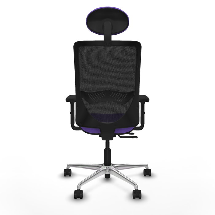 PIQUERAS Y CRESPO Silla de oficina Zulema con mecanismo Sincro/Traslack, Lila y Negro PIQUERAS Y CRESPO Silla de oficina Zulema con mecanismo Sincro/Traslack, Lila y Negro