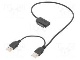 GEMBIRD Adaptador USB a SATA con conector SATA slim