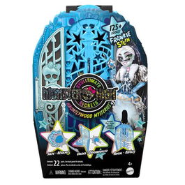 Mattel Muñeca Monster High Skulltimate Secrets Frankie con Armario y más de 19 Sorpresas