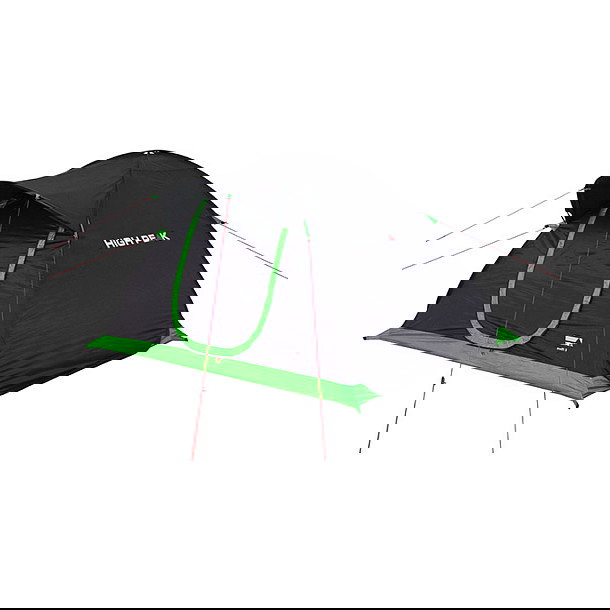 High Peak Swift 3 - Tienda de Campana Desplegable para 3 Personas, Estructura Rigida, Verde, Incluye Mosquitera y Organizador