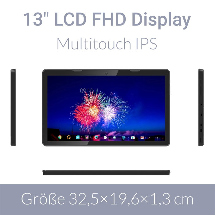 Xoro MegaPad 1333 Pro 2 Tablet con Pantalla de 13,3 pulgadas, 6 GB RAM y 128 GB