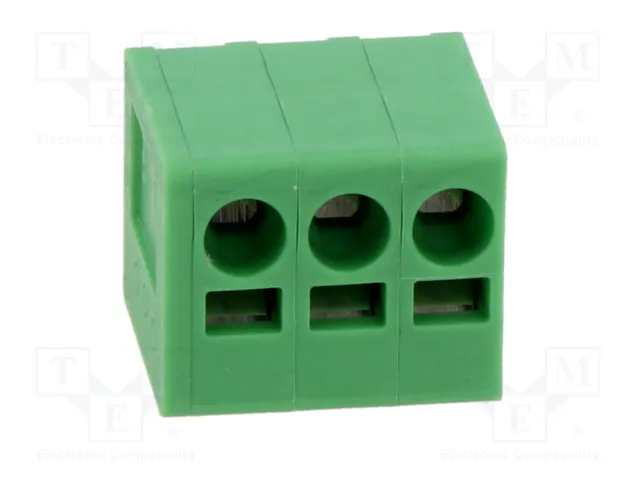 PHOENIX CONTACT Listón para impresión de alimentación 3 pines 24A 400V 5mm Verde PHOENIX CONTACT Listón para impresión de alimentación 3 pines 24A 400V 5mm Verde