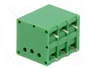 PHOENIX CONTACT Listón para impresión de alimentación 3 pines 24A 400V 5mm Verde