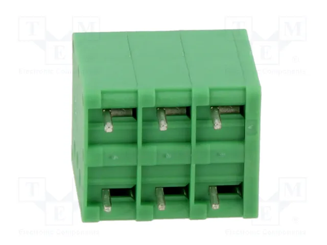 PHOENIX CONTACT Listón para impresión de alimentación 3 pines 24A 400V 5mm Verde PHOENIX CONTACT Listón para impresión de alimentación 3 pines 24A 400V 5mm Verde