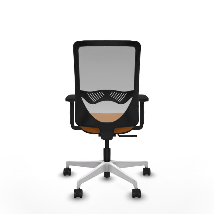 PIQUERAS Y CRESPO Silla de oficina Zulema Naranja y Gris