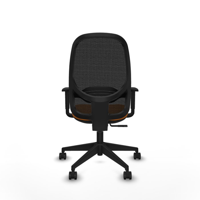 PIQUERAS Y CRESPO Silla de oficina Cilanco con mecanismo Sincro, Naranja y Negro PIQUERAS Y CRESPO Silla de oficina Cilanco con mecanismo Sincro, Naranja y Negro