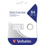 Verbatim Metal Executive 64GB USB 2.0 Silver