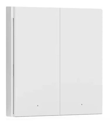 Aqara Smart Wall Switch H1 Doble sin Neutro Blanco