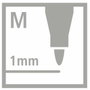 Stabilo Pen 68 Rotulador Gris Azulado Claro 1 mm (10 unidades)