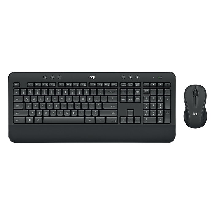 Logitech MK545 920-008923 Combo Teclado y Ratón Inalámbrico Avanzado QWERTY Español Internacional Negro Duración Batería 36 Meses