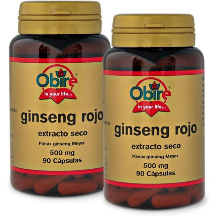 OBIRE Ginseng Rojo 500 mg, 90 cápsulas OBIRE Ginseng Rojo 500 mg, 90 cápsulas