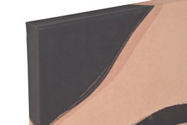 DKD Home Decor Cuadro Scandi Marron 3.8 x 100 x 140 cm Set de 3