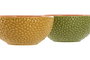 DKD Home Decor Juego de 4 Cuencos de Gres Surtidos