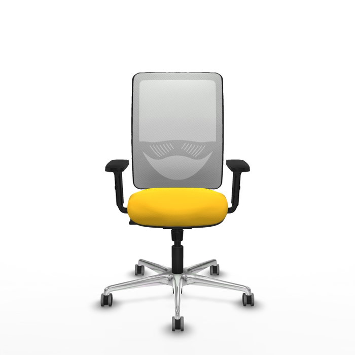 PIQUERAS Y CRESPO Silla de oficina Zulema con Mecanismo Sincro, Amarillo y Blanco PIQUERAS Y CRESPO Silla de oficina Zulema con Mecanismo Sincro, Amarillo y Blanco
