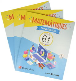 VICENS VIVES, QUADERN MATEMATIQUES COMPETENCIALS 6E.PRIMARIA. ZOOM. CATALUNYA 2019 - VICENS VIVES