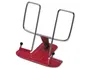 Liderpapel Atril Base Metálica Ángulo Ajustable Soporte Parte Posterior 195x235 mm Color Rojo