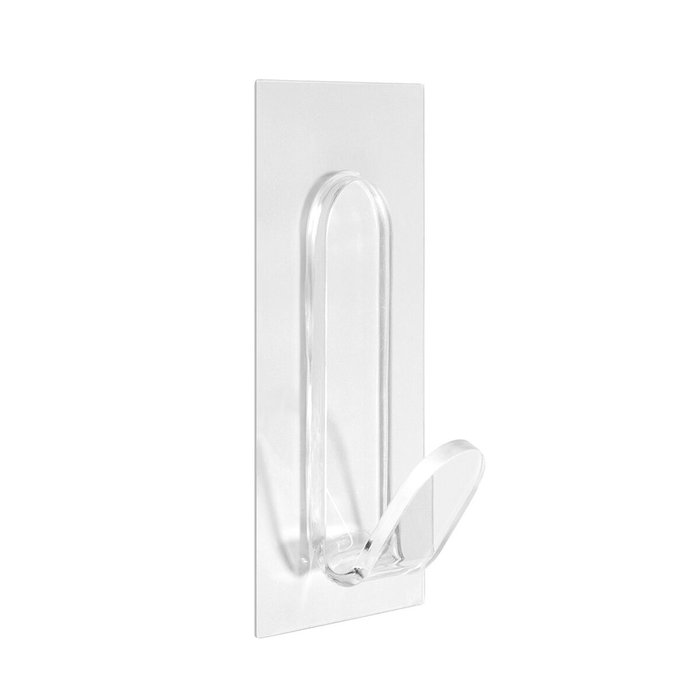 Inofix Colgador adherente reutilizable 'j' transparente 1296-0