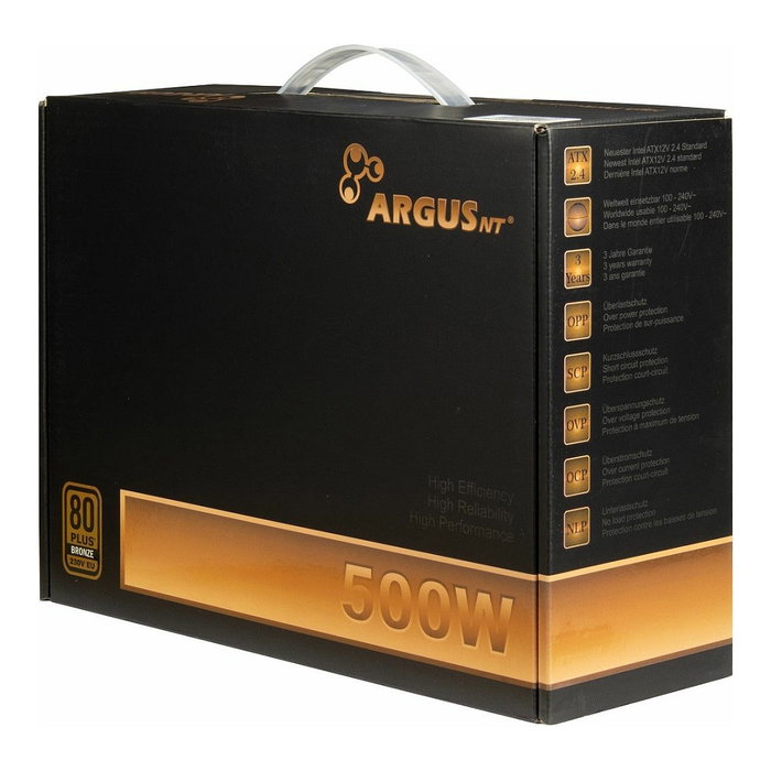 Inter-Tech Fuente de Alimentación ATX BPS-500 500W