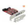 DeLOCK 90492 Tarjeta PCI Express x4 con 1 x USB Type-C, 2 x USB Type-A y 1 x cabezal interno USB