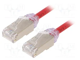 PANDUIT Patch cord Cat 6a F/UTP de 5m rojo