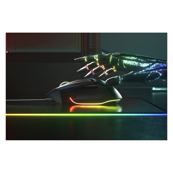 Razer Basilisk V3 Ratón Gaming Óptico RGB 26000 DPI USB Para Mano Derecha 11 Botones Programables Negro