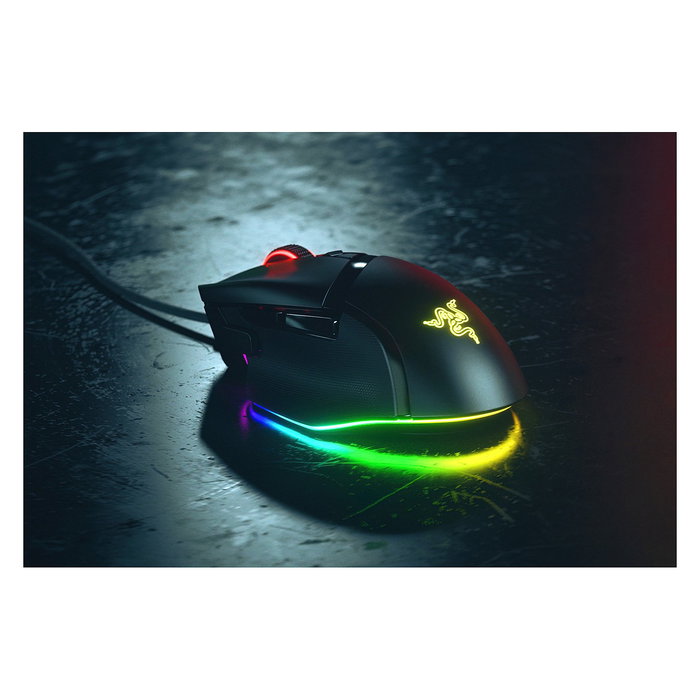 Razer Basilisk V3 Ratón Gaming Óptico RGB 26000 DPI USB Para Mano Derecha 11 Botones Programables Negro