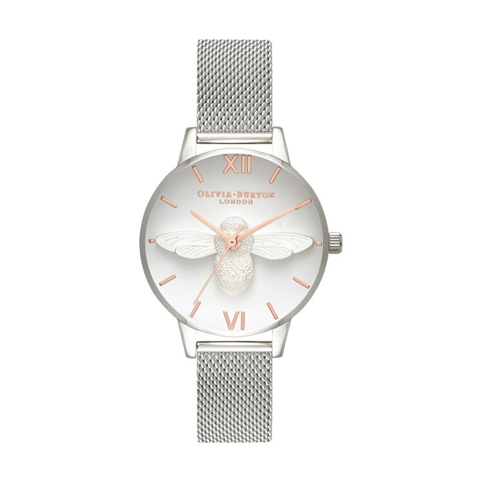 Olivia Burton OB16AM146 Reloj de Mujer con Esfera Gris y Diseño 3D Bee Olivia Burton OB16AM146 Reloj de Mujer con Esfera Gris y Diseño 3D Bee